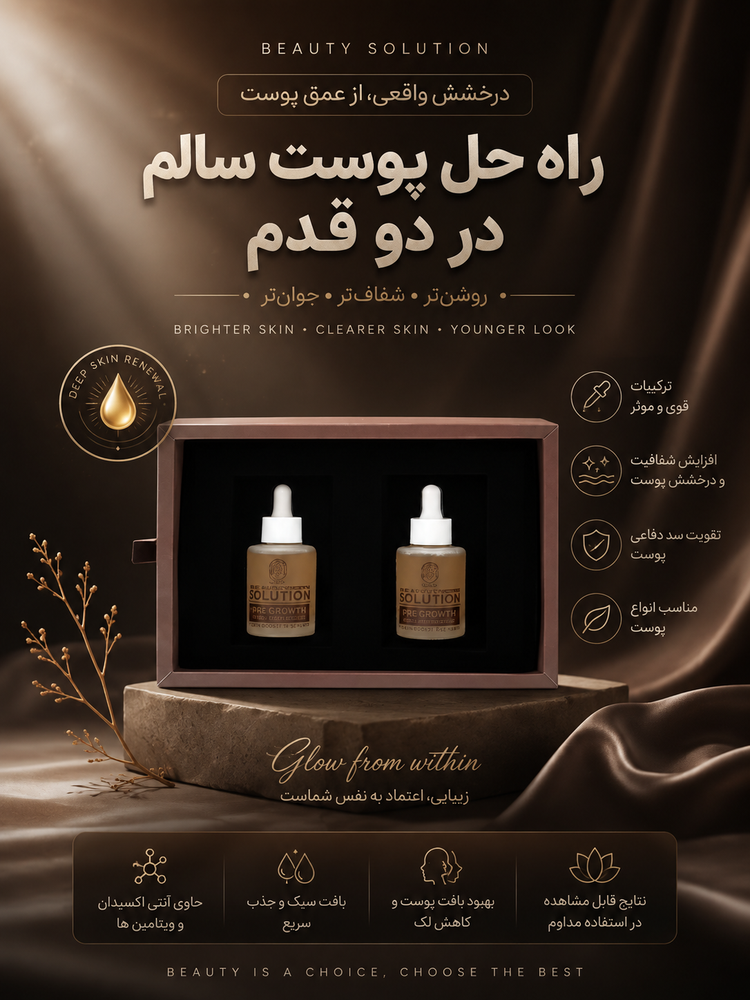 تونیک ضد ریزش و محرک رشد مجدد مو بدون اپلیکاتور - EXONIC