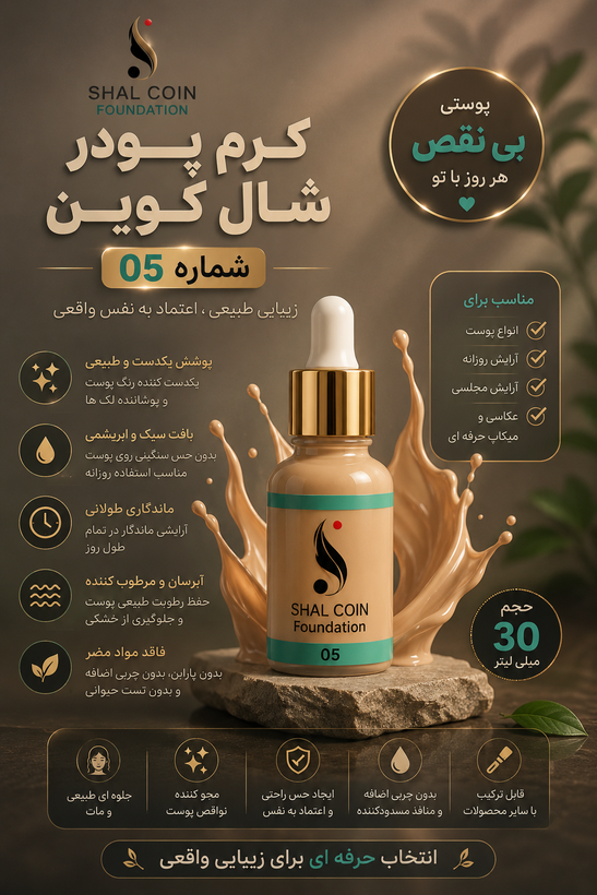 کرو پودر شال کوین شماره۰۵