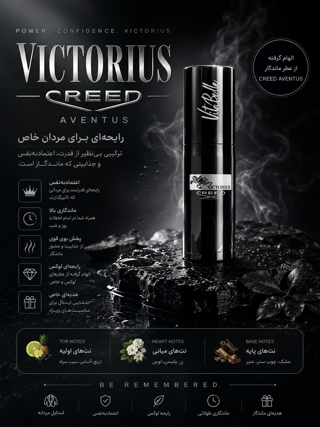 ادپرفیوم مردانه AVENTUS