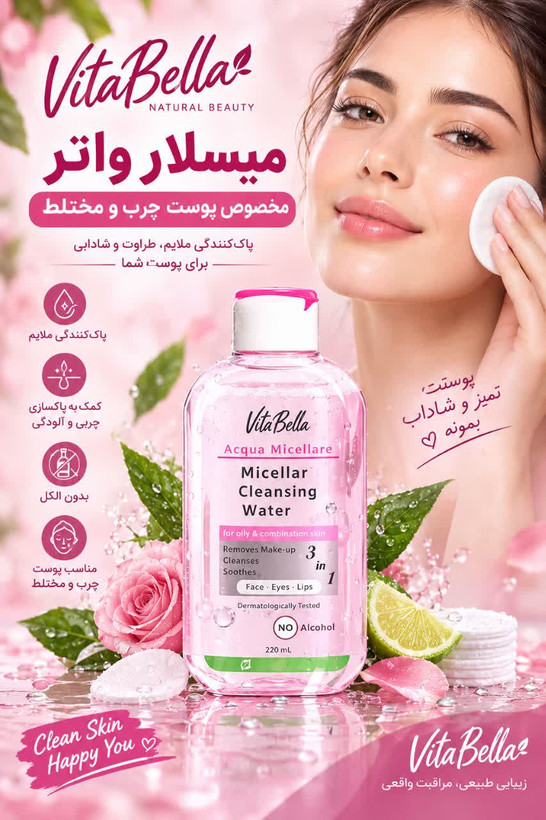 تونر تخصصی روشن کننده پوست افزایش کلاژن ضد التهاب ضد چین و چروک آبرسان